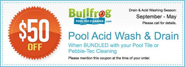$50 Off Pool Acid Wash & Drain