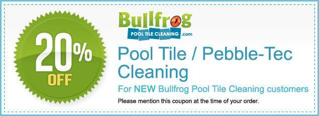 20% Off Pool Tile & Pebble-Tec Cleaning