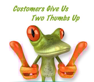 Customers Give Us Two Thumbs Up